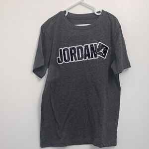 Air Jordan Charcoal Tee with Logo